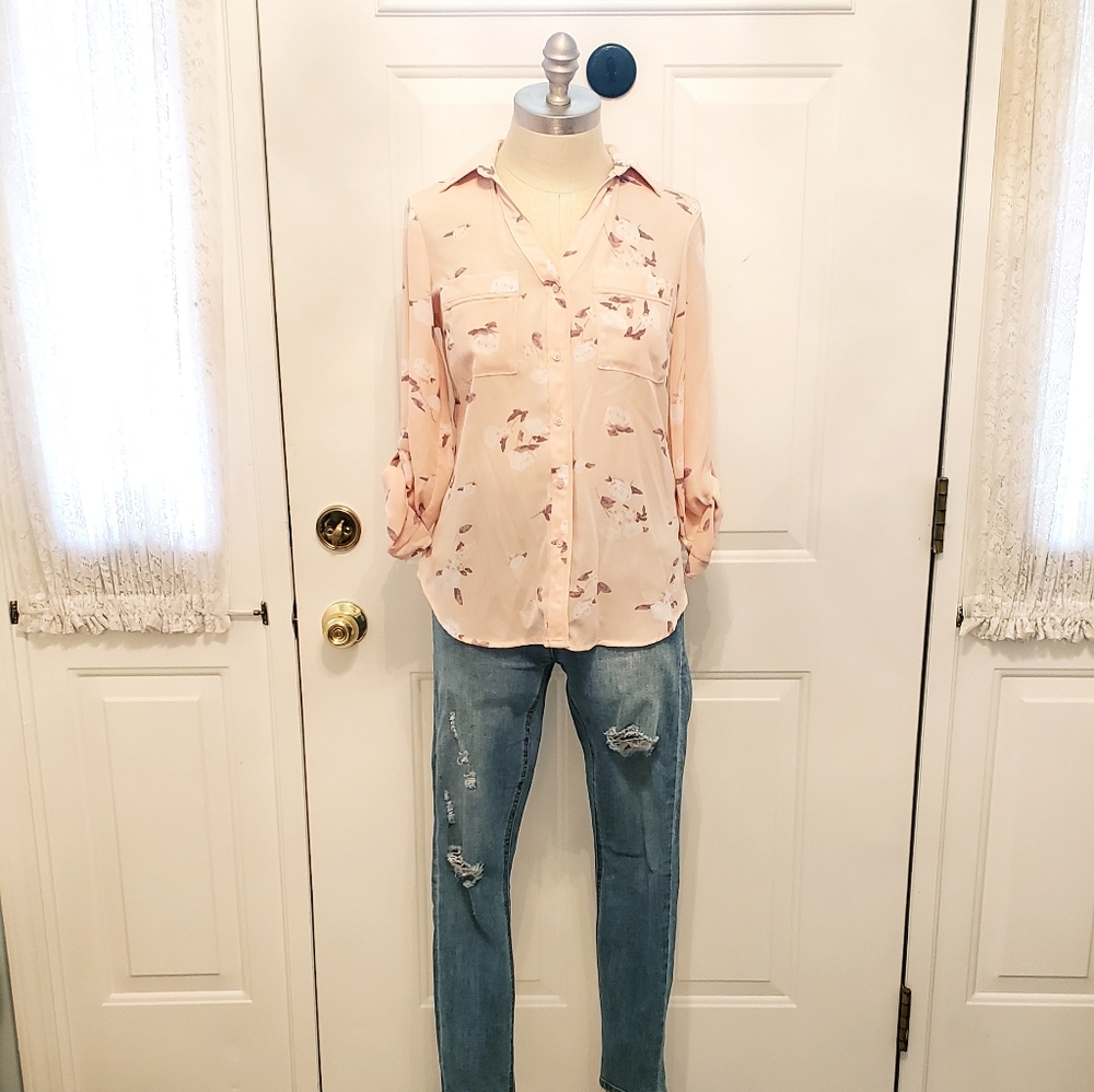 Light Pink Floral Top